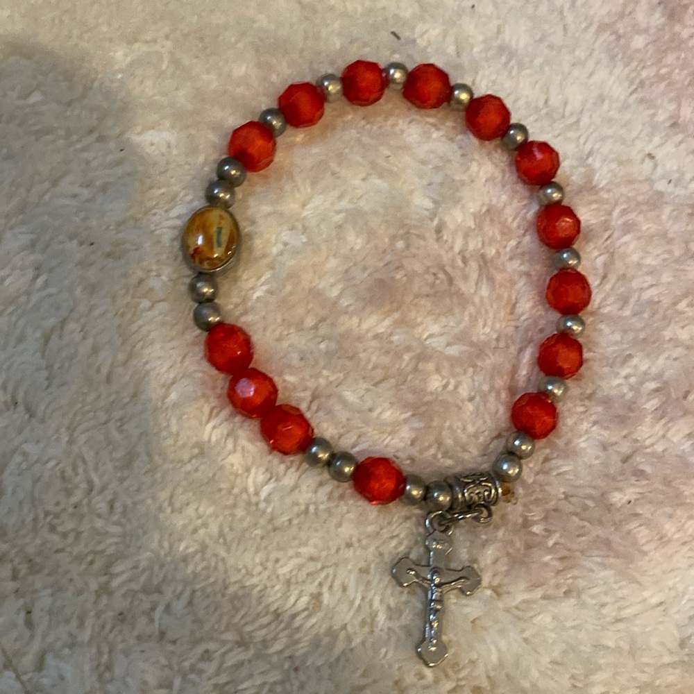Crucifix bracelet